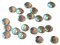 20 12mm White Mermaid Scale Cabochons Dragon Scale Cabochons